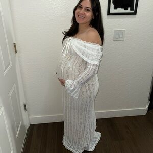 Elegant White Off-Shoulder Dress